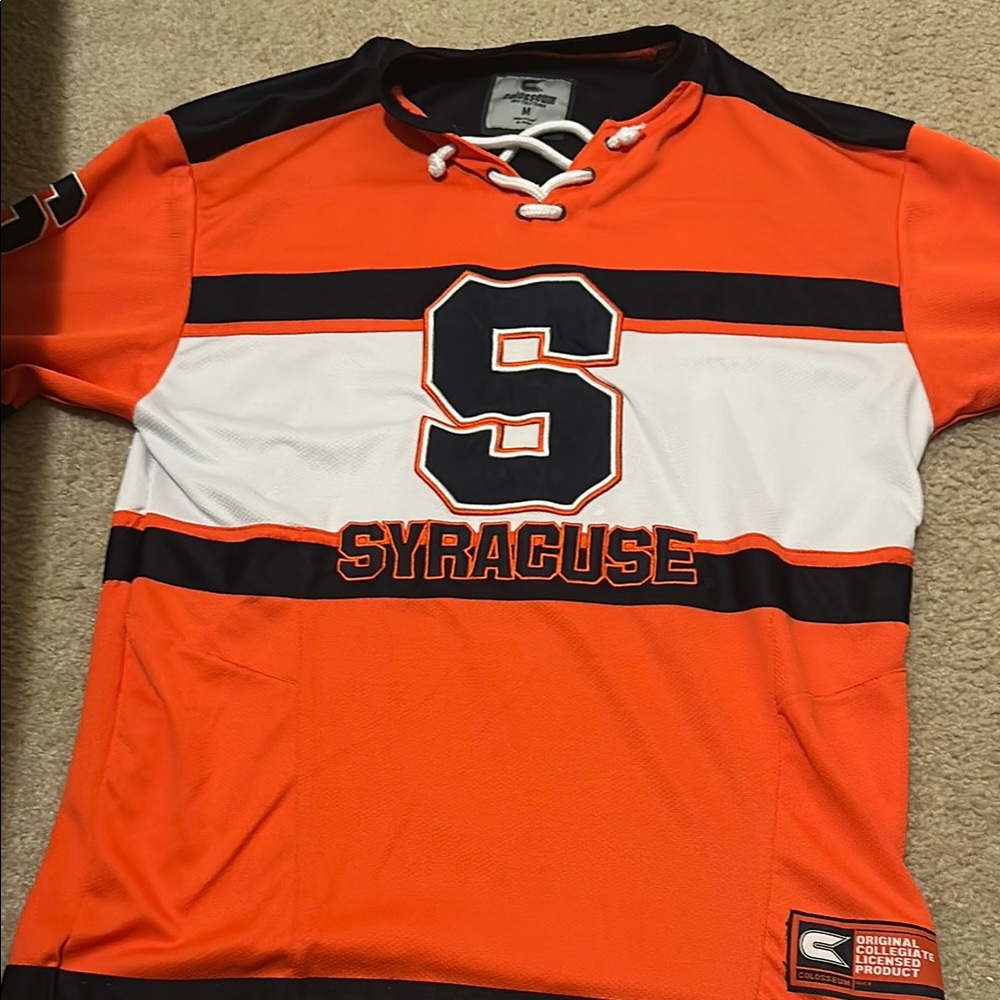 Original Retro Brand Syracuse Orange and Blue Jersey
